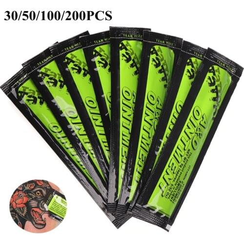 Tattoo Aftercare Cream 30/50/100/200PCS Fougera Vitamin Ointment A&D Anti Scar Repair Gel Cream Body Art Tattoo Accessories