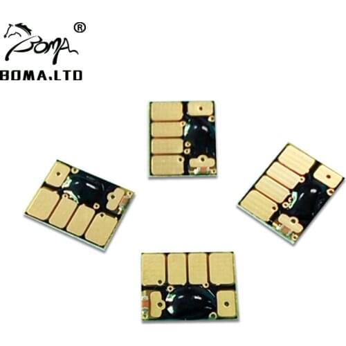 4 Color/Set For HP 10 11 ARC Ink Cartridges Chips For HP Officejet 9110 9120 9130 K850 CP1700 Printer