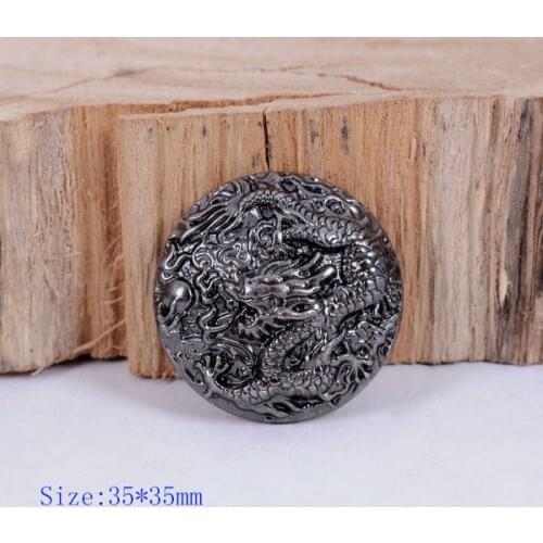 5pc 1-3/8 Inches Heavy Dragon Concho Screw Back Leather Craft Saddles Decorative