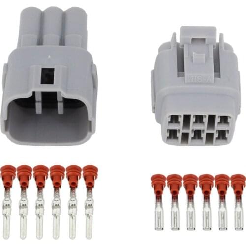 6 Pin Male and Female Harness Automotive Connector Car Plug with Terminal DJ7069Y-2.2-11/21 6P