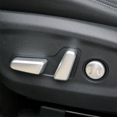 ABS Car Styling Inner Seat Adjustment Button Cover Decoration Trim Sticker For KIA Sportage 4 QL 2016 2017 2018 2019Accessories