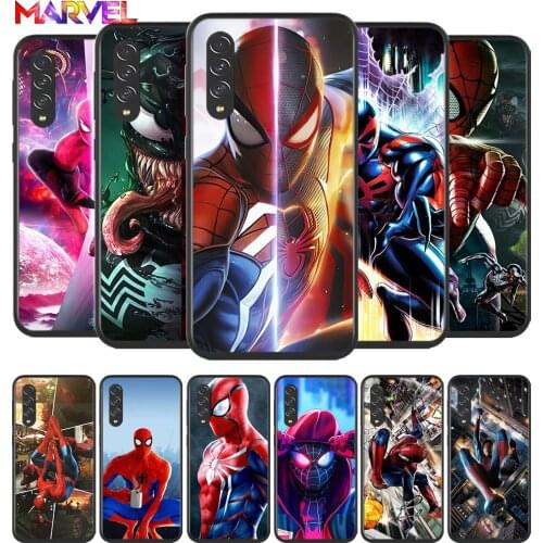 Marvel Spiderman Art for Samsung Galaxy A90 A80 A70 A60 A50 A40 A30 A20 A2Core A10 Silicone Soft Black Phone Case Cover