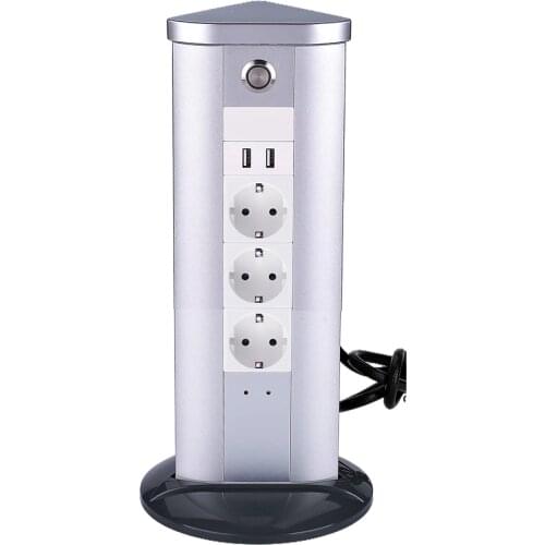 Home Automation APP Remote Power Control Kitchen Worktop Vertical Mounted multi socket