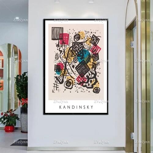 Kleine Welten V By Wassily Kandinsky, Fine Art Print, Expressionist Poster, Abstract Canvas DéCor,Modern Home Decor Wall Art