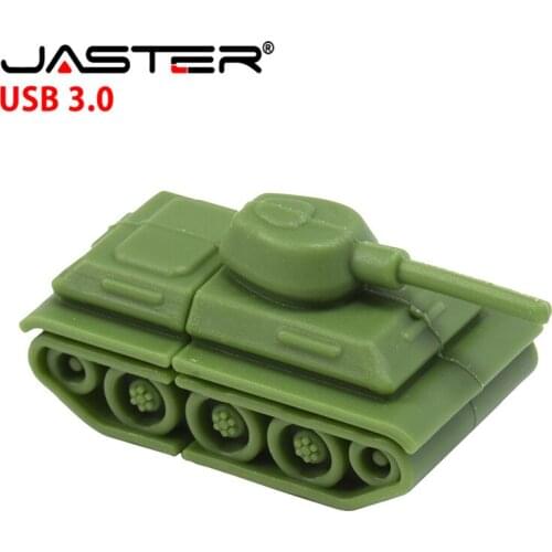 JASTER new Tank USB pendrive USB 3.0 flash drive soldier memory stick pen drive tablet 8GB 16GB 32GB 64GB 128GB gift bulk