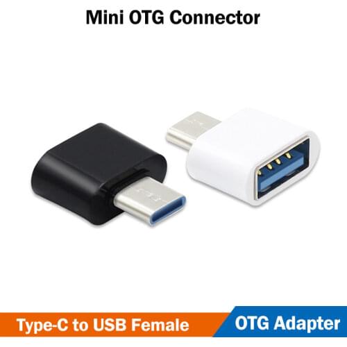 2Pcs Mini USB Type C OTG Adapter for Samsung Galaxy A11 A21 A31 A41 A51 A71 A20 A30 A40 A50 A60 A70 A80 A90 5G USB OTG Connector