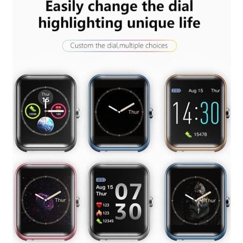 New Arrivals Sports Smart Watch S20 men watches Multifunction Step count Heart rate monitoring Silicone strap Touch screen Wrist