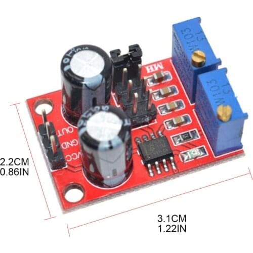 M89B NE555 Pulse Frequency Duty Cycle Adjustable Module Square/Rectangular Wave Signal Generator Stepping Motor Driver