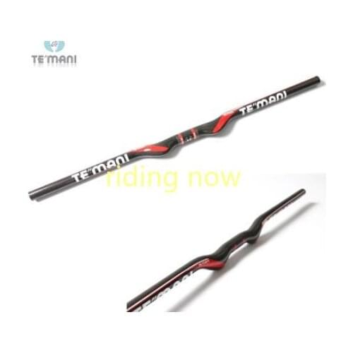 TEmani carbon aero handlebar bar 3K T800 carbon 25.4mm 31.8mm for racing bike handlebars