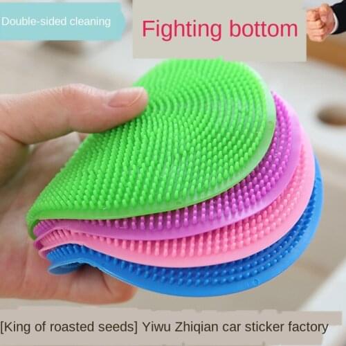 Dishwashing Cloth, Silica Gel Dishwashing Brush, Handicrafts, Kitchen Multifunctional Silica Gel Brush Pot Kichen Decoracion