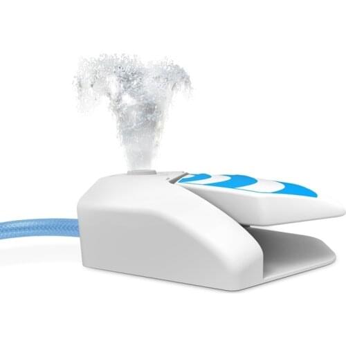 Outdoor Wopet Automatic Pet Feeder Water Fountain For Dogs Step On Kat Fontein Pedal Drinking Dispenser