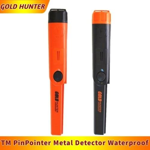 Professional Handheld Metal Detector Gold Hunter IP68 Waterproof Pin Pointer Metal Detectors
