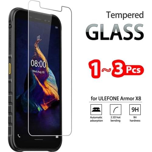1-3 Pcs Full Tempered Glass For ULEFONE ARMOR X3 X5 X6 X7 Screen Protector tempered glass for Armor X7 Pro Protective Film