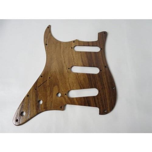 1PCS left wood of Chinese scholartree GUITAR SSS Pickguard #2416