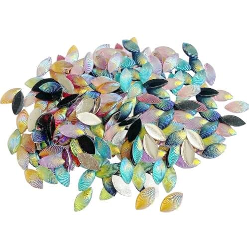100Pieces Mixed Colors Rhinestone Hand-Cut for Art Phone Case Shoes Pots
