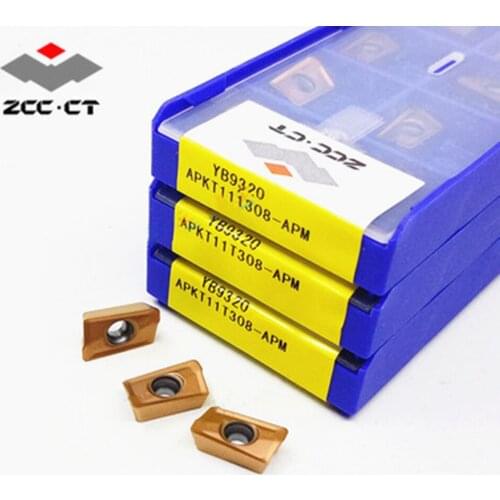 50P APKT11T304-APM YB9320+50PAPKT11T308-APM YB9320 CNC Turning Tool Carbide Milling Insert
