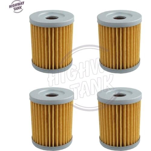 4 Pcs Motorcycle Engine oil filter case for Kawasaki KLX125 KLX125L Yamaha YP400 YP250G Majesty CP250 Morphou