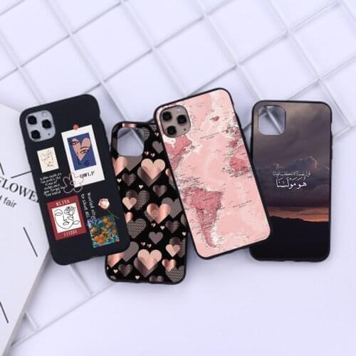 For Xiaomi Redmi Note 10 Pro Case Soft Silicone Back Cover For Xiaomi Redmi Note 9 Pro Max 9S 10S Map Pattern TPU Vintage Fundas