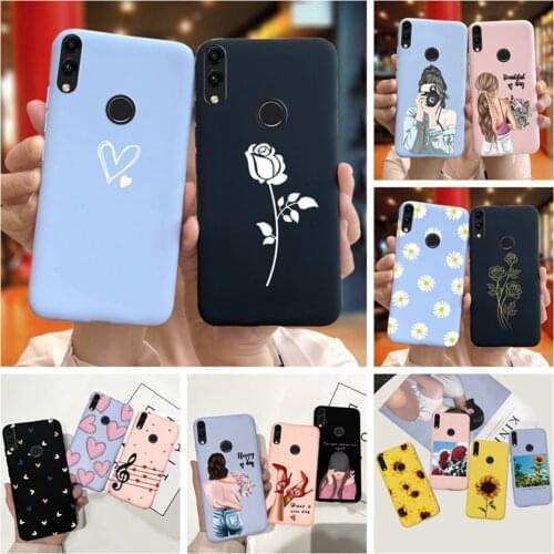 Sunflower Love Painted For Case Huawei Honor 8C 8X Coque Candy Silicone Soft TPU Phone Cover For Funda Honor 8C Bumper Honor8X
