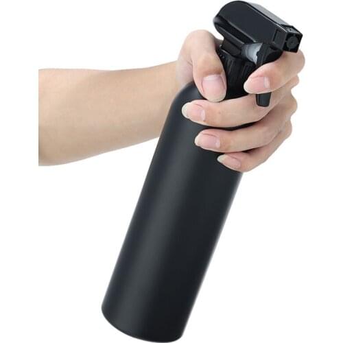 500ML Black Empty Spray Bottle Plastic Mist Water Sprayer Barber Tool Alcohol Disinfectant Dispenser Salon Barber Bottles