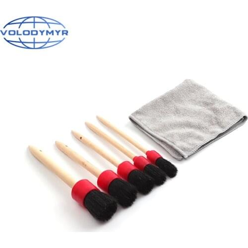 Detailing Brush Car Wash for Car Interior Cleaning Washing Clean Wheel Gap Rims Dashboard Air Vent Trim Car Detailing Kit