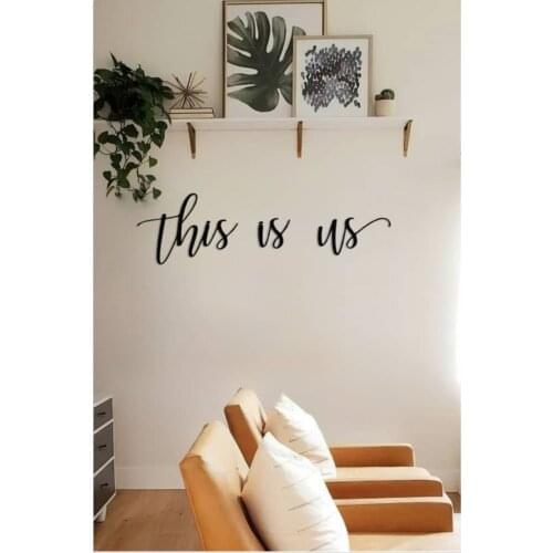 This Is Us Wood Wall Lettering