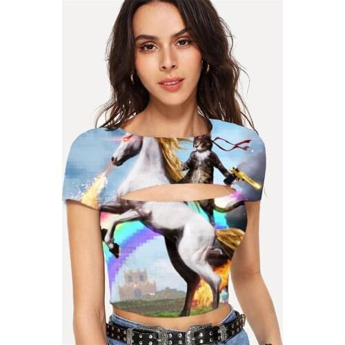 Somepet Dog T shirt Women Animal Tshirt Printed Painting Tshirts Casual Lovely T-shirts 3d Short Sleeve Hip Hop Printed Slim