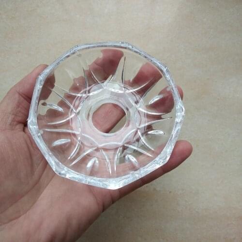 2pcs/lot D100XH30mm European style crystal lamp shade flower glass bowl chandelier decorative disc. tray lighting accessories