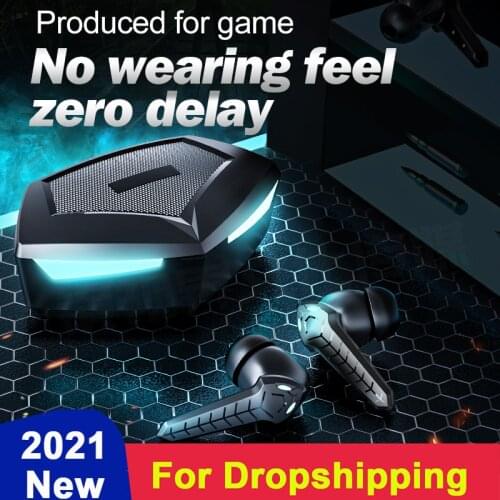 TWS Bluetooth Gaming Earphones Zero Latency Stereo Wireless Headphones For iPhone Samsung Xiaomi Lotus Android Sports Headset