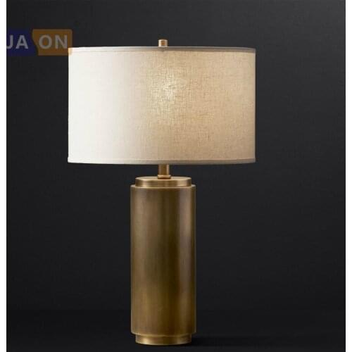 Led e27 Vintage American Iron Fabric Copper Black LED Lamp.LED Light Table Light.Table Lamp.Desk Lamp.LED Desk Lamp For Bedroom