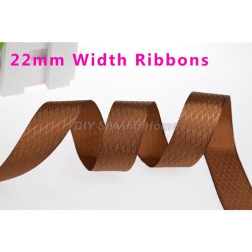 1" (25mm) width, diamond jacauard ribbon Polyester Grosgrain ribbon, DIY hairbow accessories, gift package Free Shipping#2931