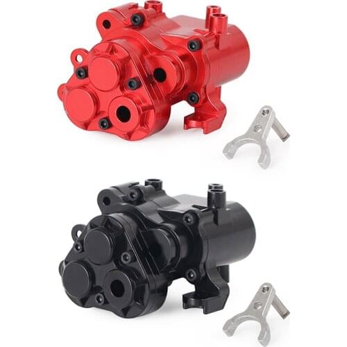 Car Model Toys Parts Aluminum Alloy Car Model Toys Parts For 1/10 RC Crawler TRX4 Metal Central Gearbox Housing Kit Alloy