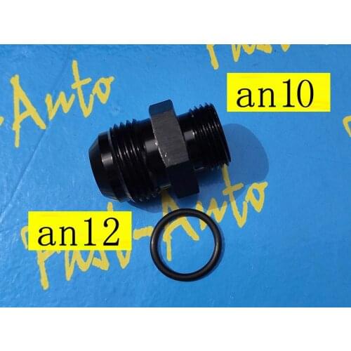 Male orb AN10 10AN AN 10 to an12 12an an 12 male adaptor Adapter With O-Ring fitting