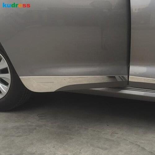 For Toyota Corolla sedan 2019-2021 Carbon Fiber Car Side Door Trim Strip Molding Stream Panel Bumper Hoods Styling Accessories