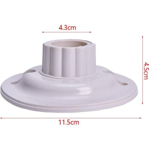 Good Quality E27 LED Light Bulb Holder Round Socket E27 Base Hanging Lamp Socket Screw Base