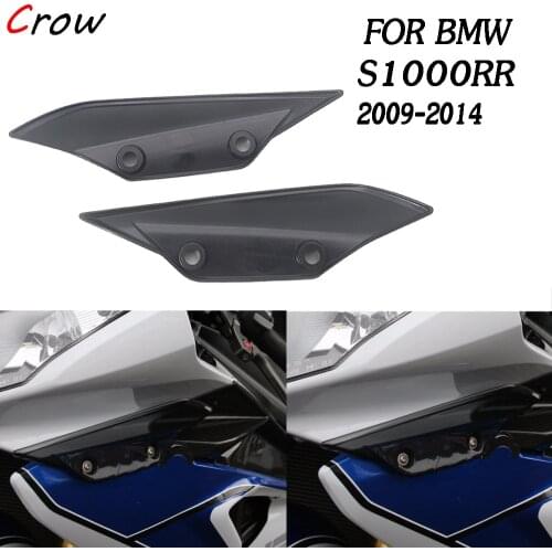 Motorcycle Front Fairing Panel Cover Case Wing For BMW S1000RR 2009 - 2014 2010 2011 2012 2013 Carbon Fiber Black Clear Fairings