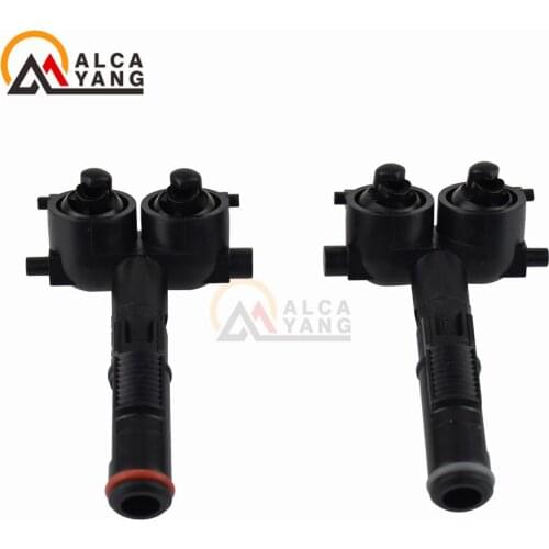 Headlight Cleaning Gun Headlamp Washer Nozzle for Porsche Cayenne 2011-2014 95862816100 95862816200