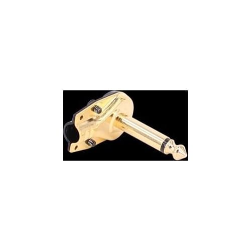 Jack 6.35mm Right Angle Mono Guitar Plug 90 Degree Elbow 6.5mm Jack Audio Microphone Amplifier Connector
