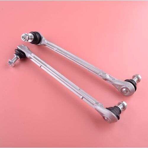 Silver Metal Front Left & Right Suspension Front Stabilizer Bar Link fit for Benz W204 X204 C300 C350 2043200789 2043202289
