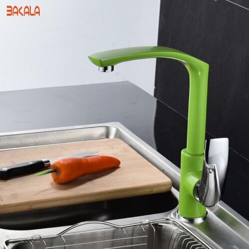 BAKALA New Arrivals Colorful K Faucet Bathroom Basin Mixer Tap With Hot and Cold Sink Faucet BR-15251