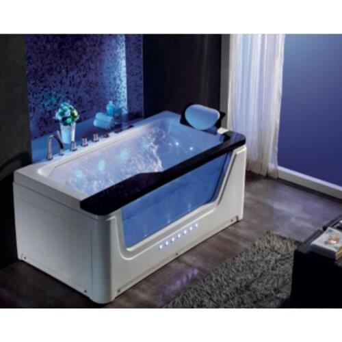 1700mm Fiberglass whirlpool Bathtub Acrylic Hydromassage Surfing Massaging Tub NS3021