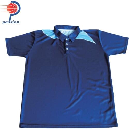 Navy Blue & Light Blue Golf Shirts for Team in Australia Sizing