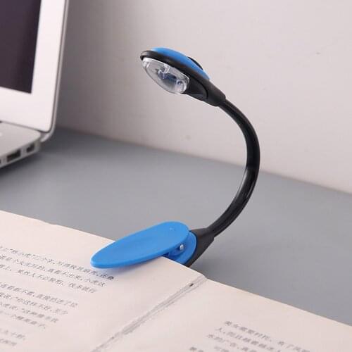Fine Convenient Portable Travel Book Reading Light Lamp Mini LED Clip Booklight Mini reading lamp creative LED night light
