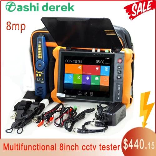 X9MOVTADHS Cctv Tester 4k Ip Camera Tester RJ45 TDR Cable Test EX-SDI Ahd Cvi Tvi All In One Security Tester Monitor HDMI In/out