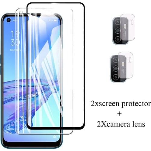 Camera lens protectors on orro opo a 53 5g protective glass for oppo a53 s 5g 2020 oppoa53 6.5 inches phone screen films cover