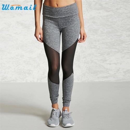 Womail Sport Jogging Yoga Running Pants Gifts Women Girls Female Leggings Fitness Pants Leggins deportiva mujer gym 1PC