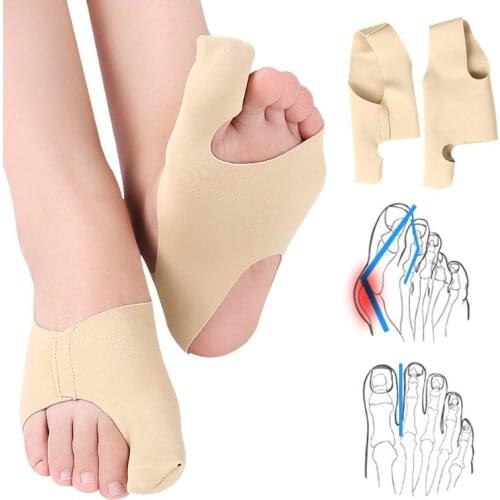 1Pair S/L Breathable Big Foot Bones Thumb Aligner Ultra-Thin Thumb Valgus Orthosis Toe Valgus Corrector
