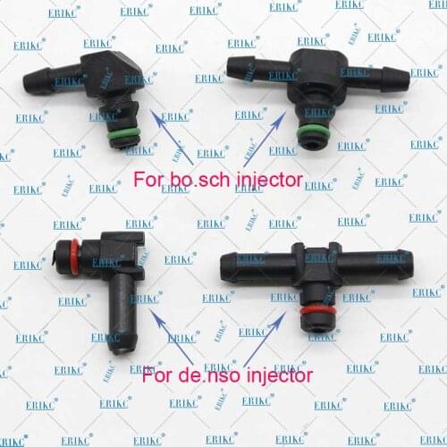 200PCS Return Oil Backflow Joint Pipe T and L Type Clip for Bosch Denso Diesel Injector Plastic Connector Pipe
