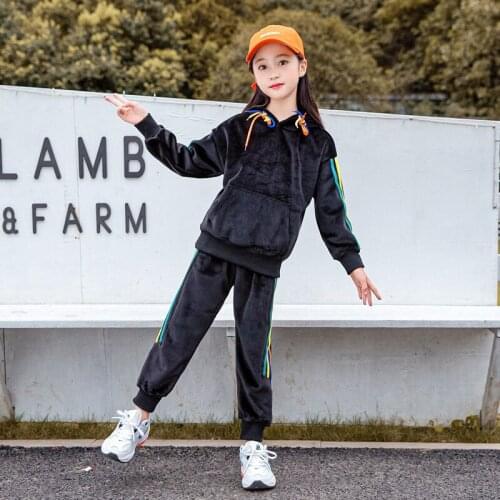 2021 Clothing Set Girls Clothing Sets Sport Suit Children Kids Tracksuit For Girls Clothes Suit Autumn Child Set 4-12 Years