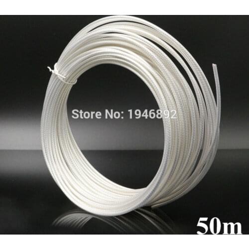 50 meters 164ft RG316 White Coaxial Cable Wires RF 50 Ohm Shielded Cable wire DIY